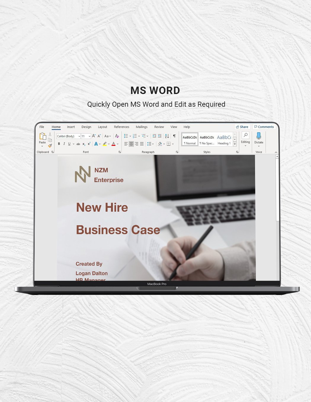 New Hire Business Case Template