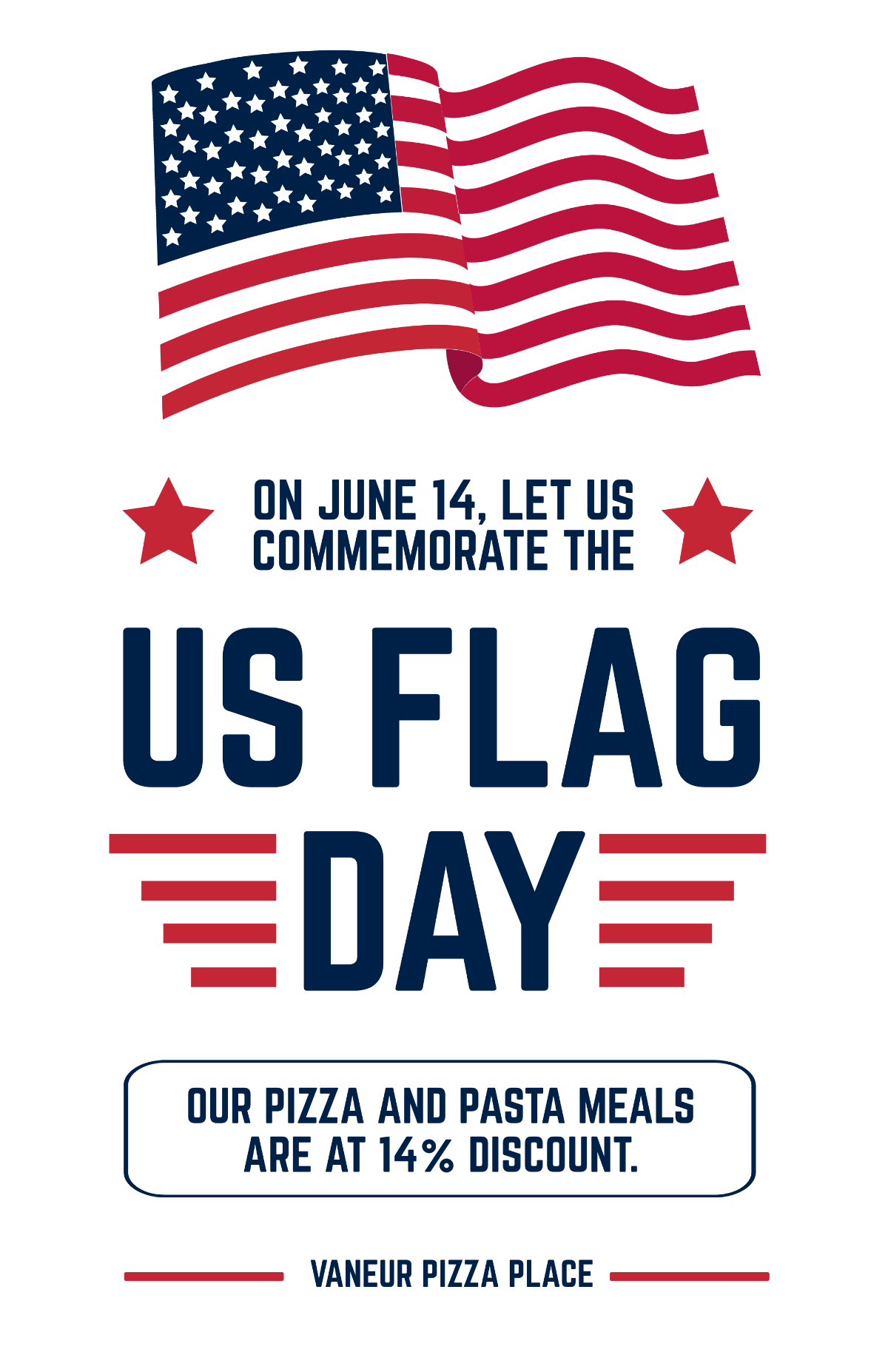 US Flag Day Poster