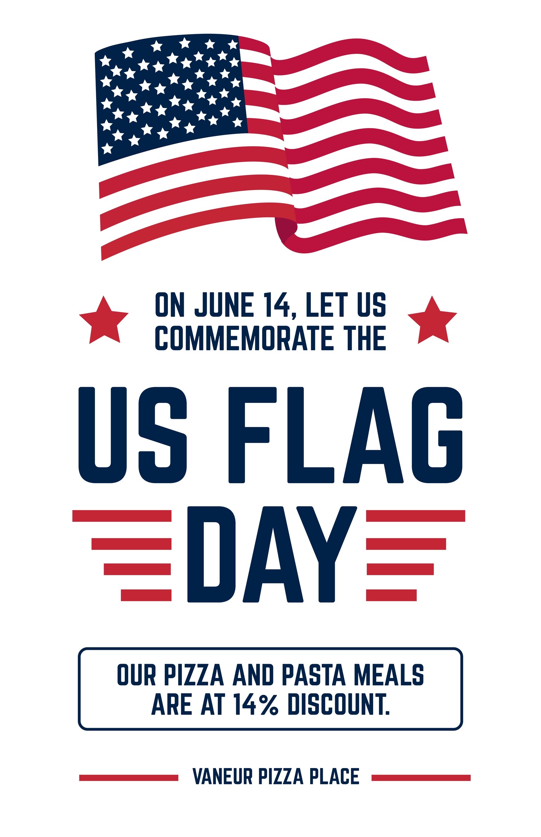 US Flag Day Poster