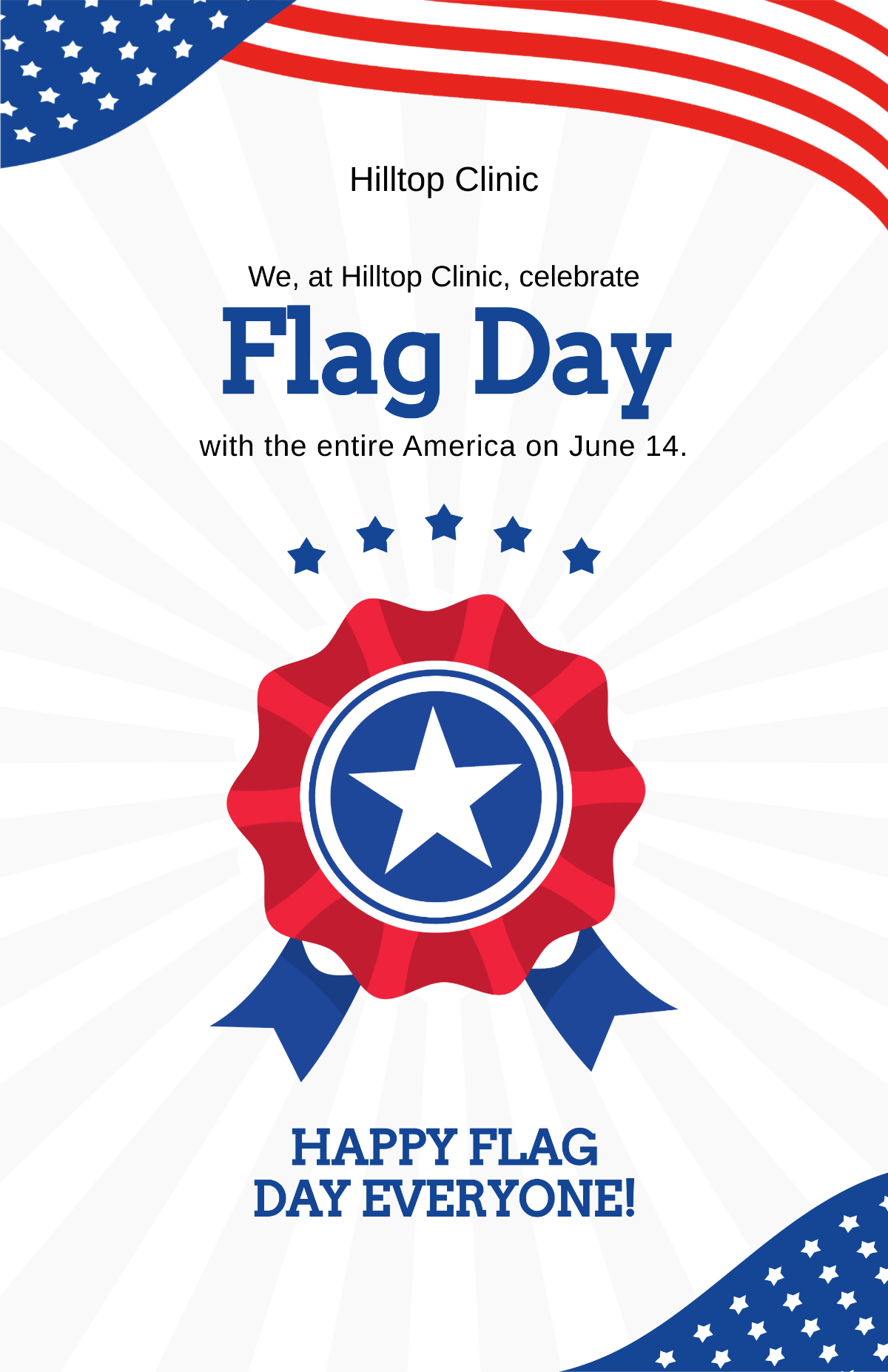 Creative Flag Day Poster Template