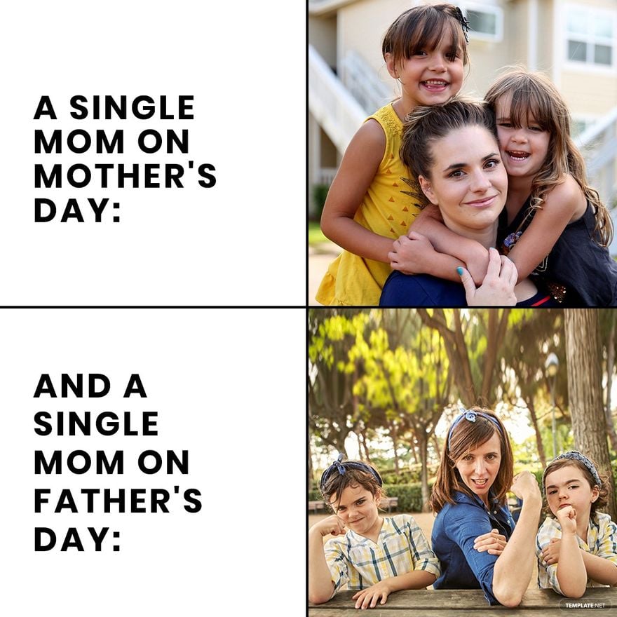 Single Moms On Father's Day Meme