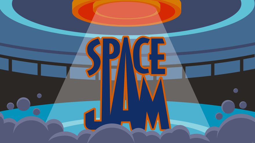 Space Jam Background in Illustrator, EPS, SVG
