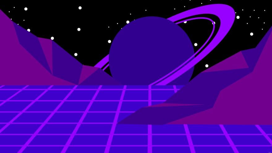Free Purple Space Background