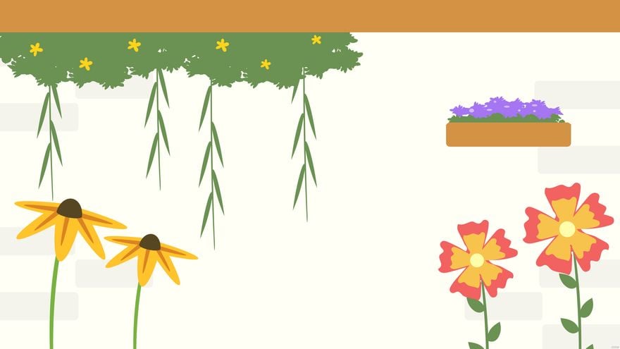 Flower Wall Background in Illustrator, EPS, SVG, JPG, PNG