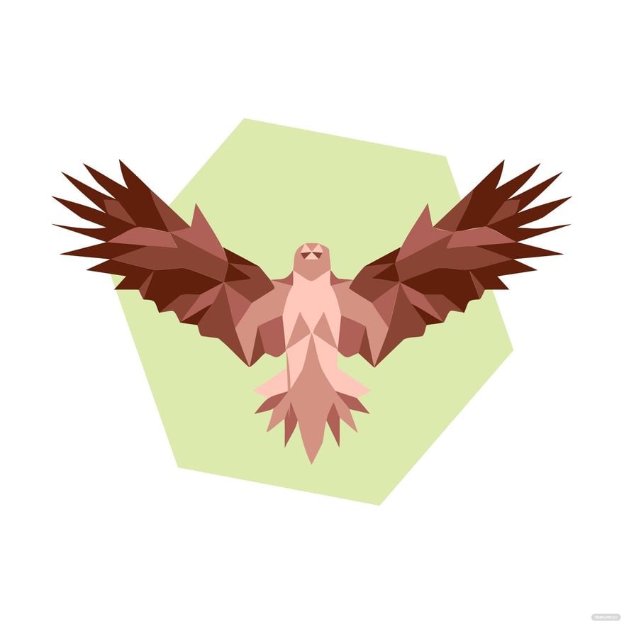 Geometric Eagle Clipart