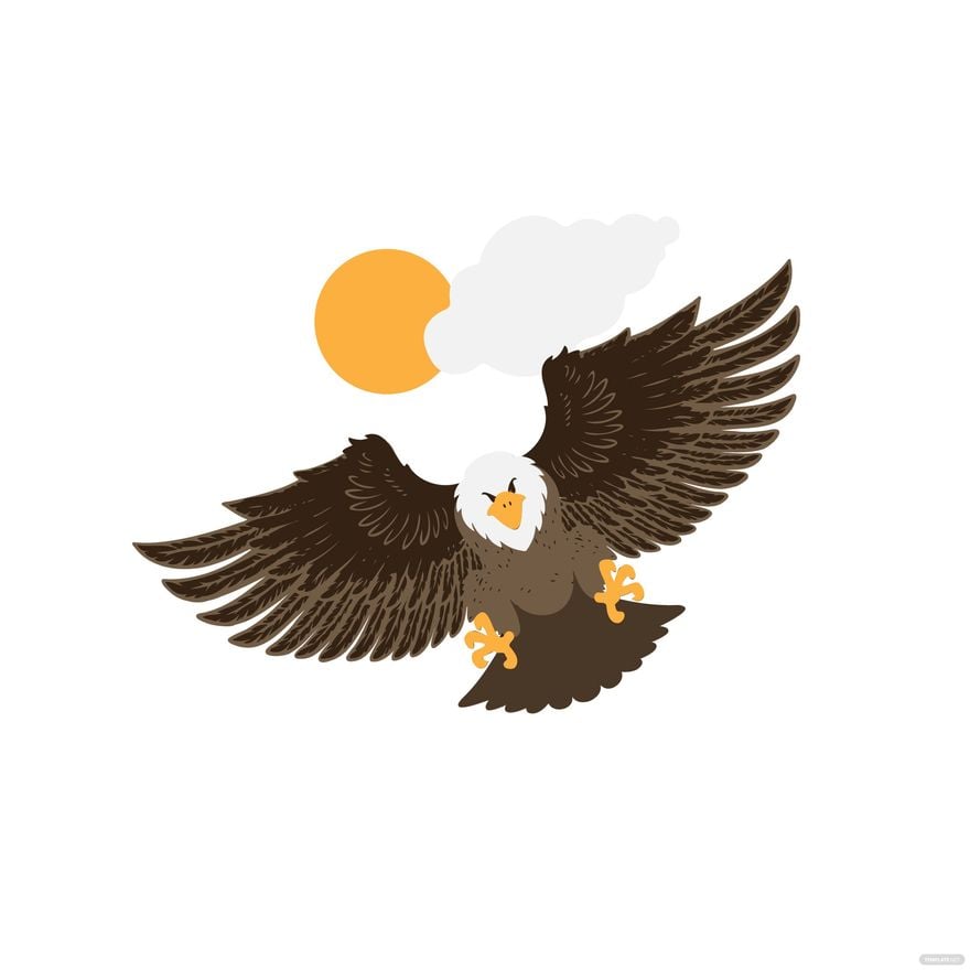 Winged Eagle Clipart