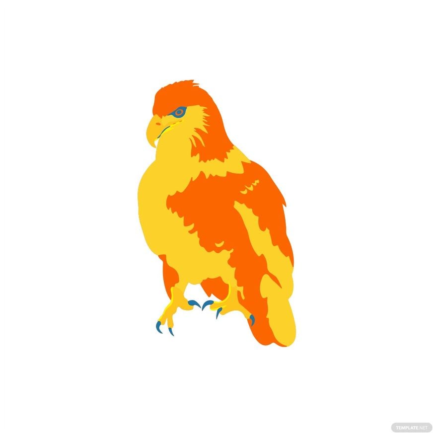 Colorful Eagle Clipart