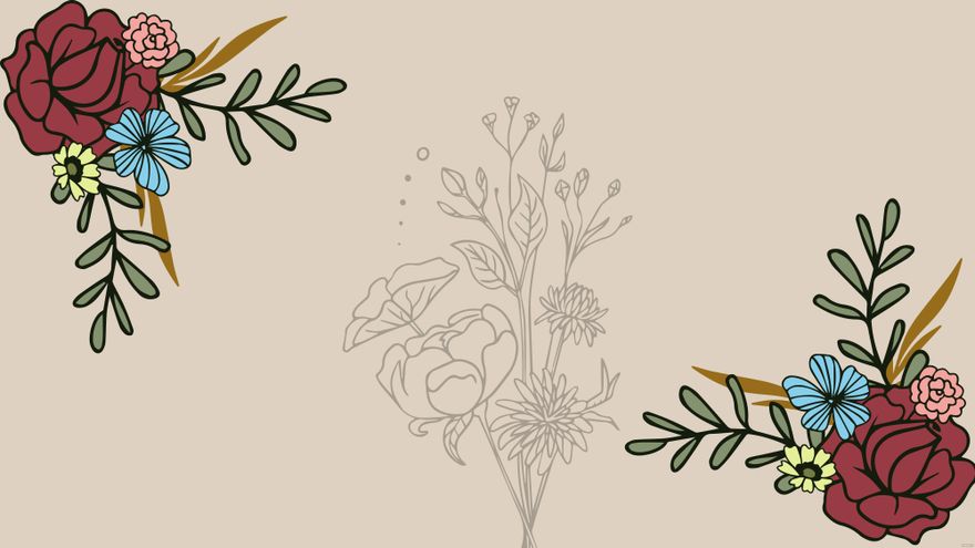 Boho Flower Background in Illustrator, SVG, JPG, EPS, PNG - Download | Template.net