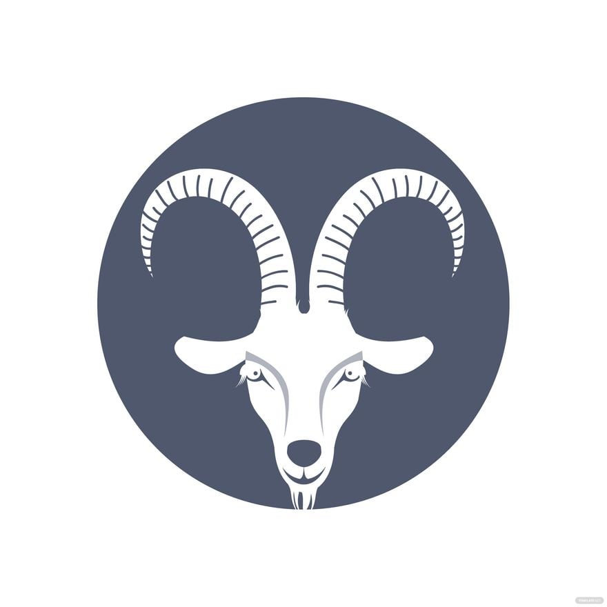 Free Capricorn Zodiac Sign clipart in Illustrator