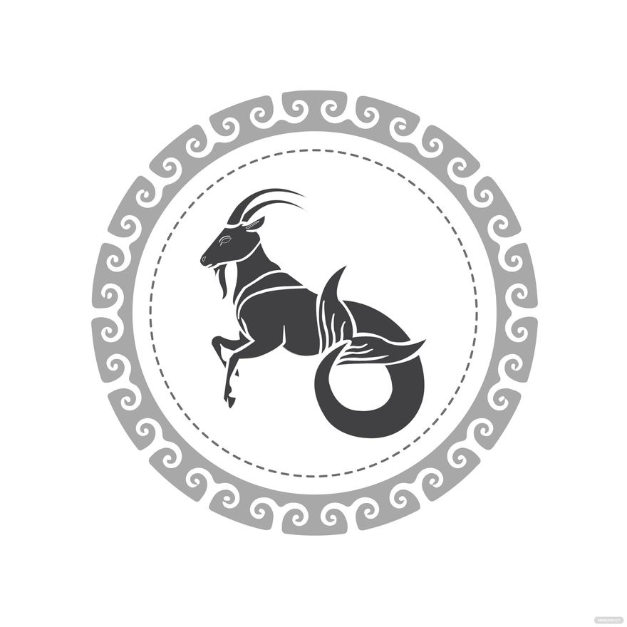 Free Astrologic Capricorn clipart in Illustrator