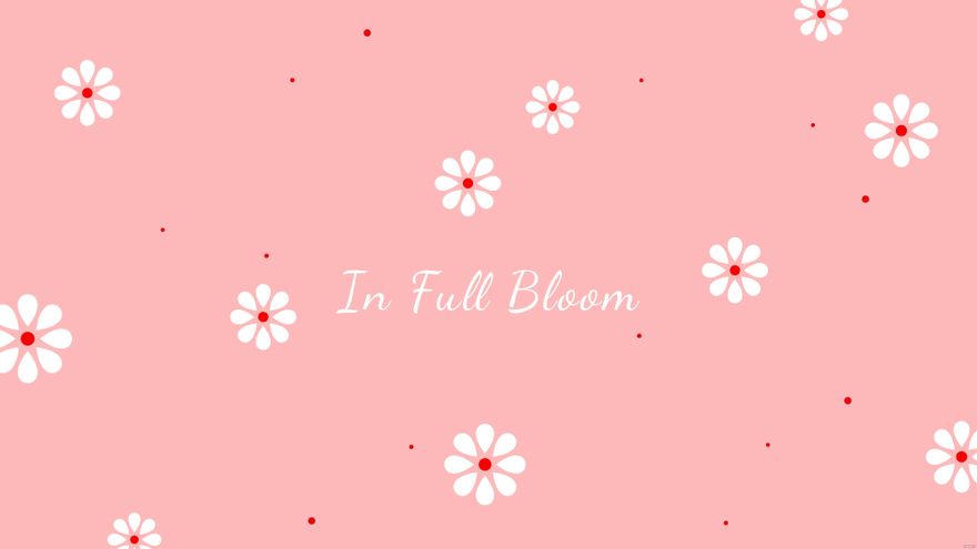 Free Red Floral Wallpaper
