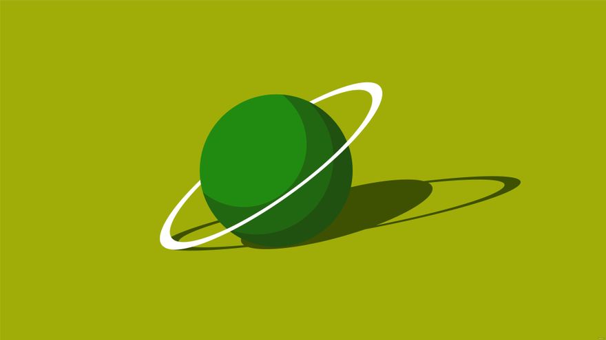 Green Space Background in Illustrator, EPS, SVG