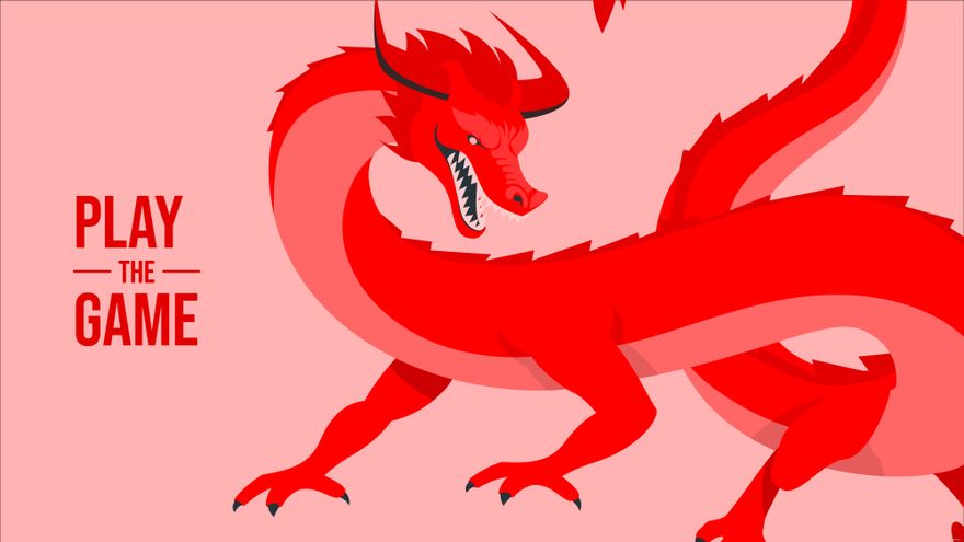 Free Red Dragon Wallpaper