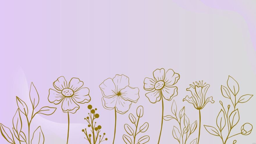 Flower Decoration Background - EPS, Illustrator, JPG, PNG, SVG |  