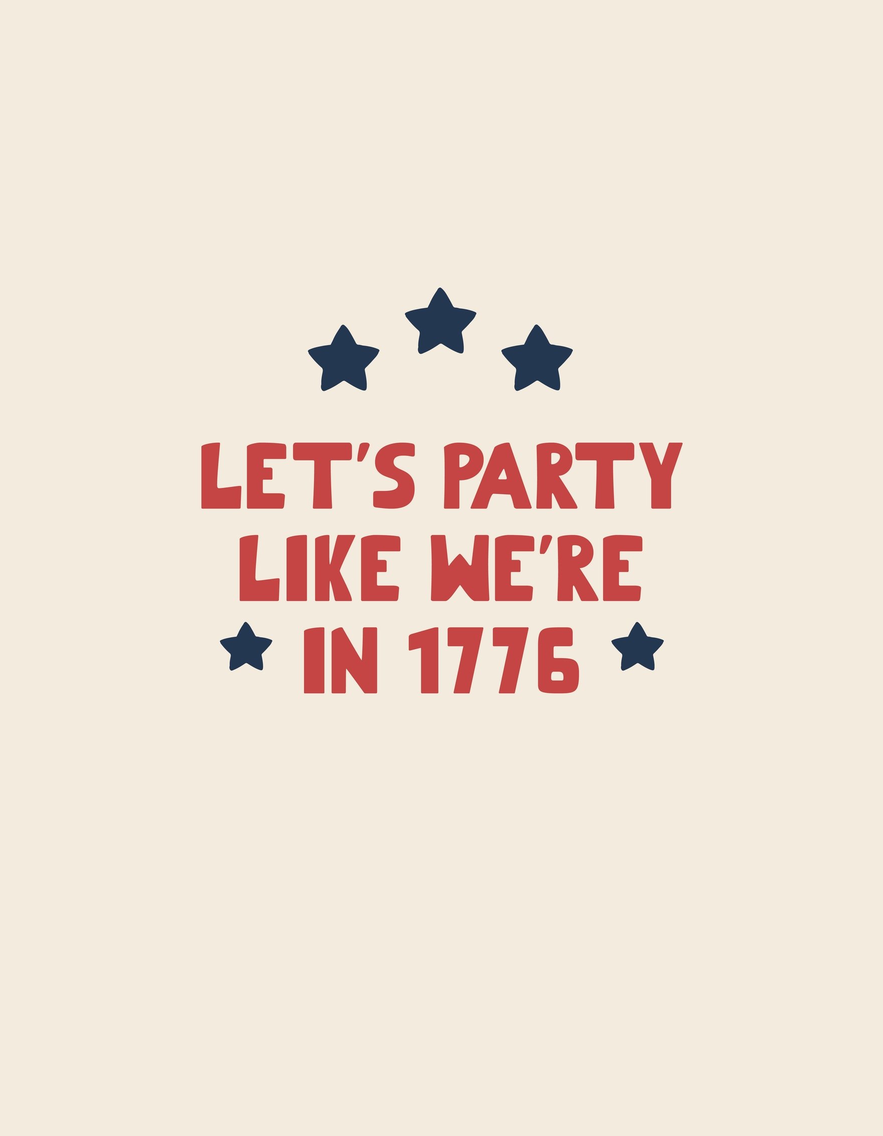 Free Funny 4th Of July Shirt Template
