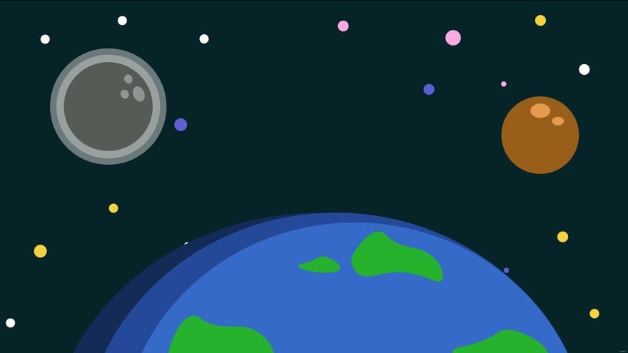 Free Earth Space Background - EPS, Illustrator, JPG, PNG, SVG 