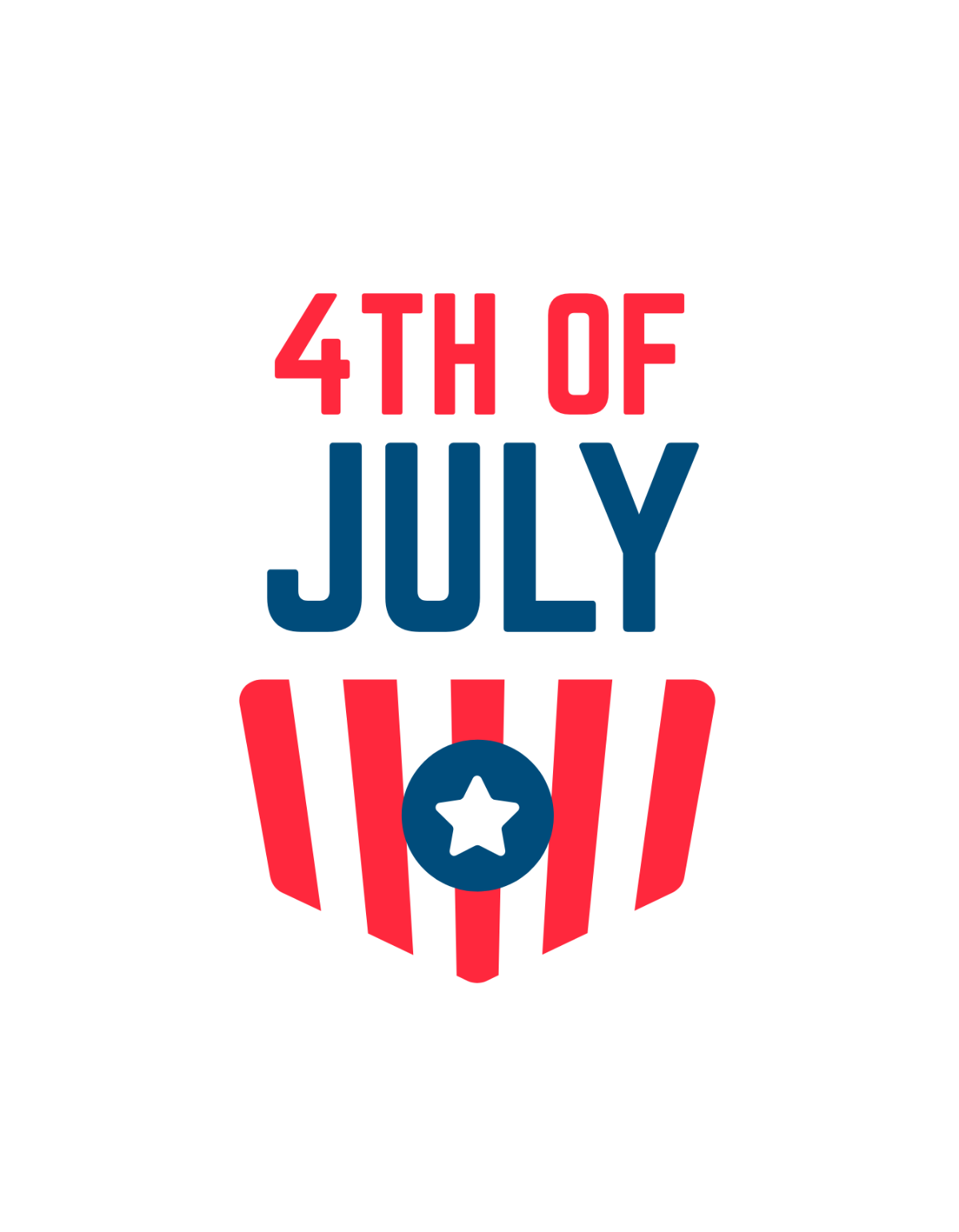 Free Mens 4th Of July Shirt Template
