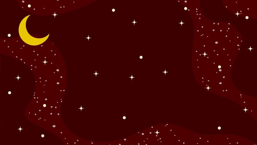Red Space Background