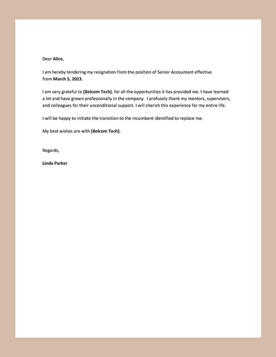 Inspirating Tips About Resignation Letter Format Best Objective For 