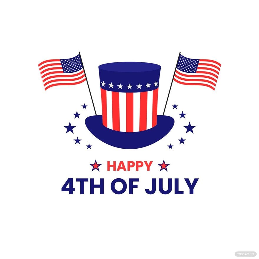 Free 4th Of July Clipart Transparent in Illustrator, EPS, SVG, JPG, PNG