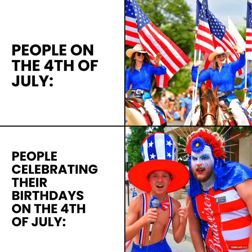 Free Funny 4th Of July Meme - Google Docs, Word, Apple Pages, PSD,  Publisher 