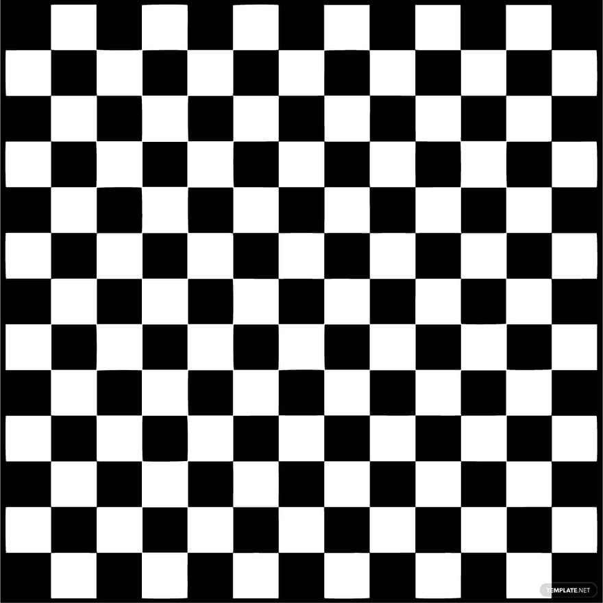 Checkered Flag Pattern Clipart in Illustrator