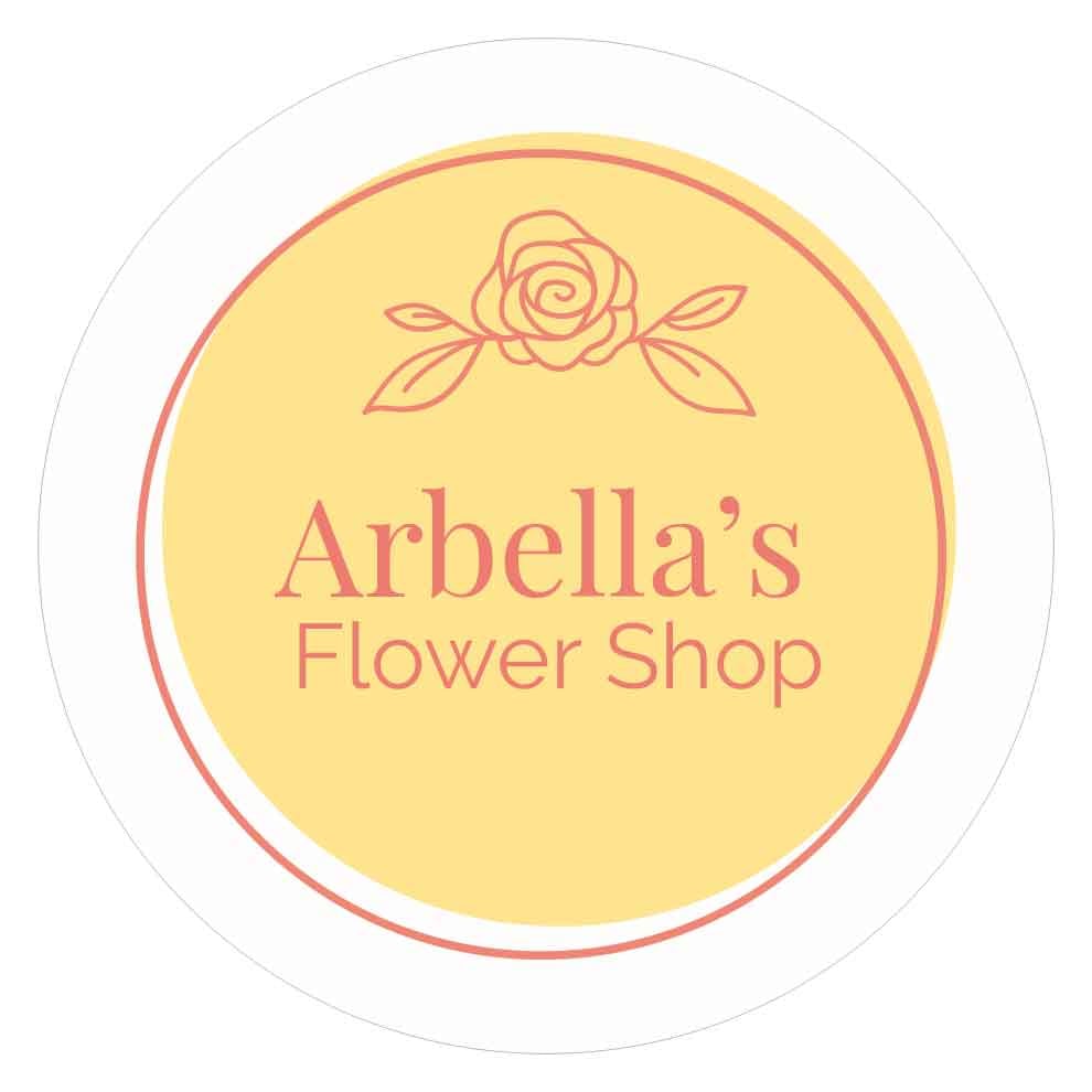 Free Floral Sticker  Template