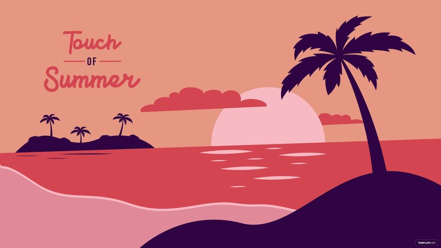 Free Beach Scene Wallpaper in JPG