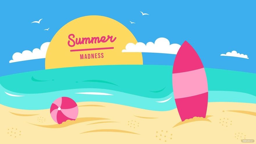 Free Summer Beach Wallpaper