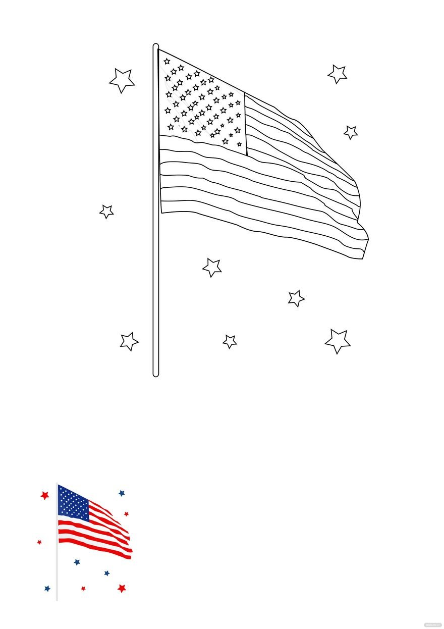 Independence Day Coloring Page
