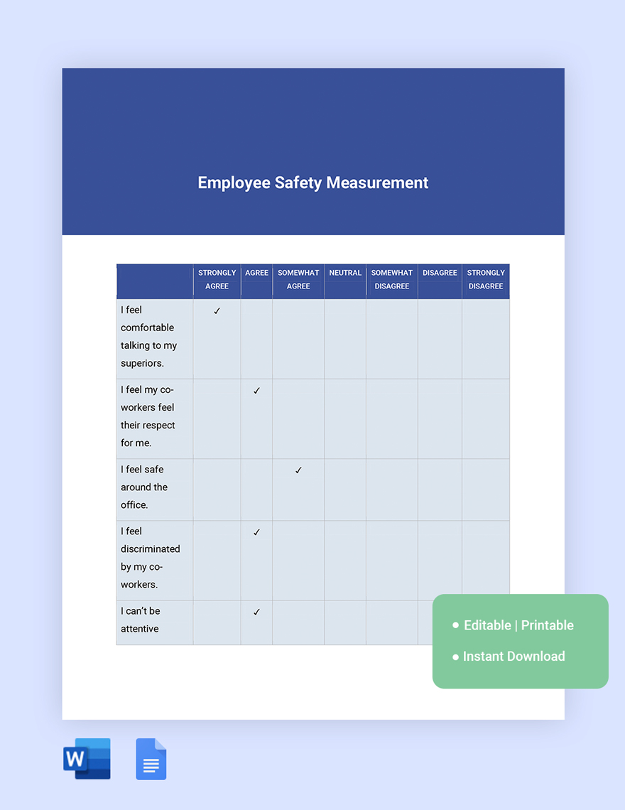 Likert Scale Templates In Word FREE Download Template Likert Scale Templates In Word FREE Download Template
