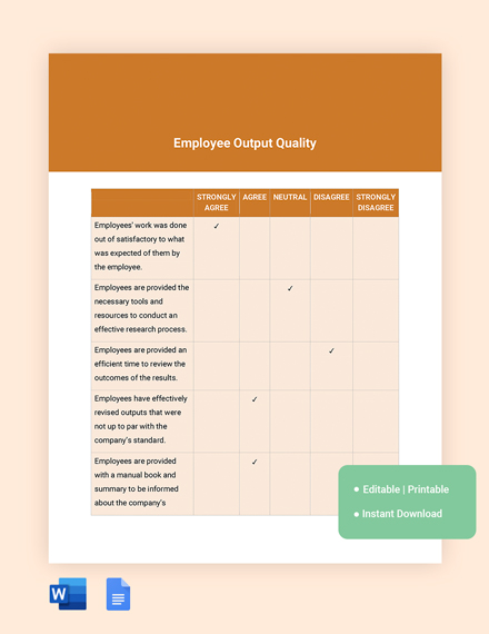 7 Point Likert Scale Template - Download in Word, Google Docs ...