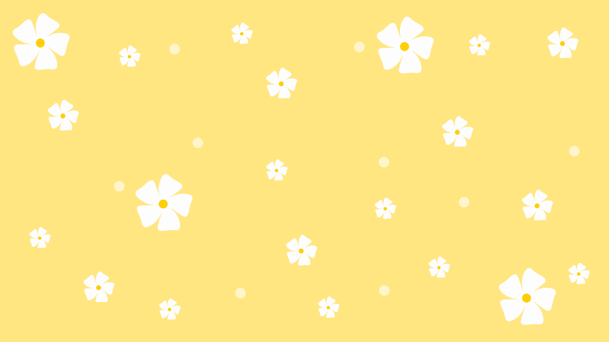 Pretty Yellow Background Template