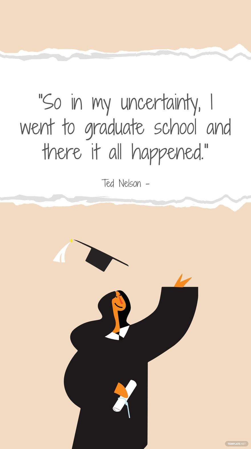 Ted Nelson - So in my uncertainty, I went to graduate school and there ...