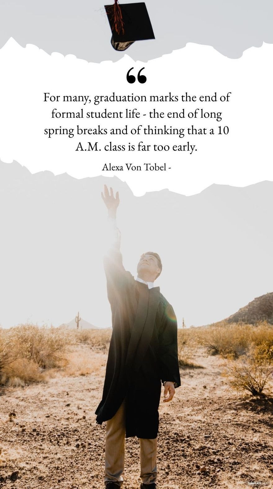 Alexa Von Tobe - For many, graduation marks the end of formal student life - the end of long spring breaks and of thinking that a 10 A.M. class is far too early.