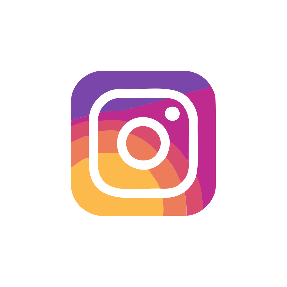 Instagram Colour Logo Clipart Template