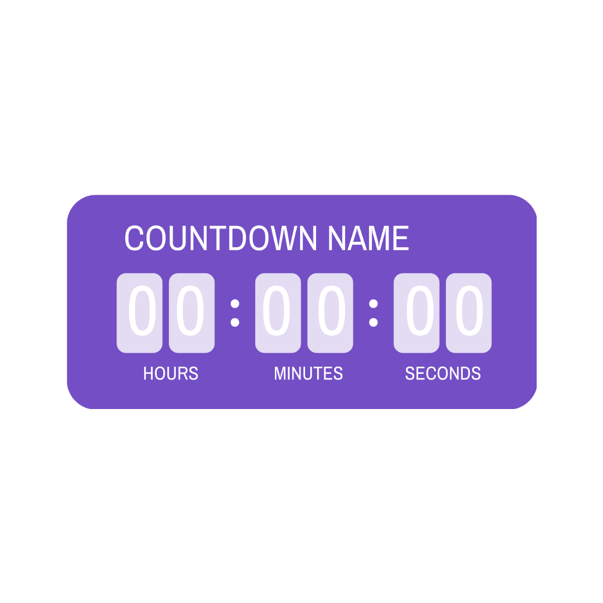 Instagram Countdown Clipart Template
