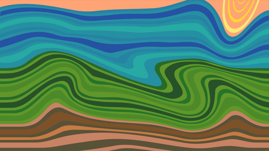 Free Marble Landscape Background in Illustrator, EPS, SVG