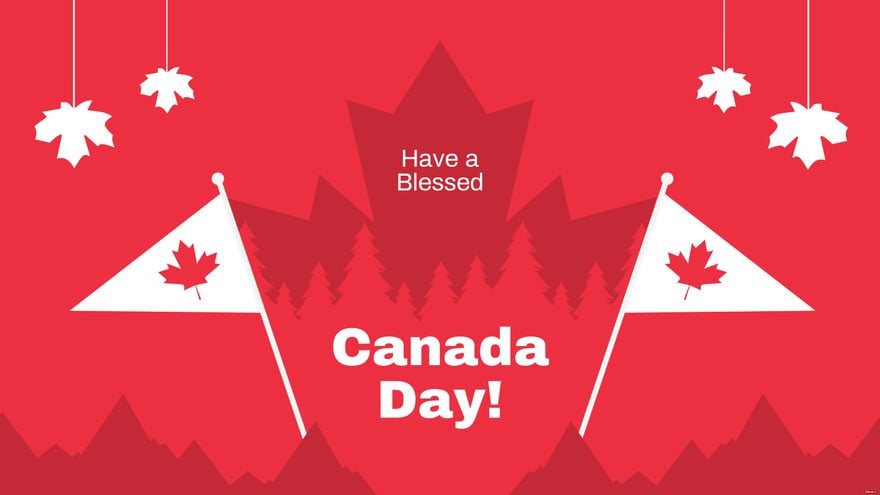 Free Canada Day Wishes Wallpaper