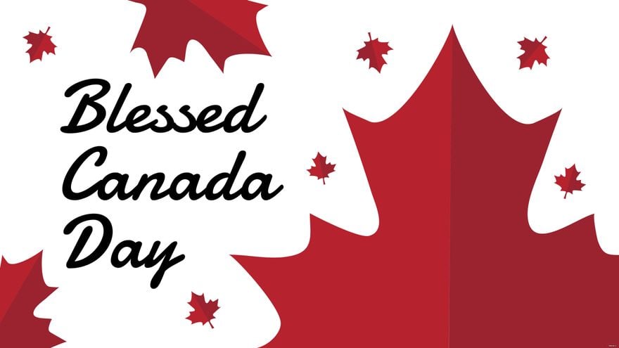 Free Canada Day Quote Wallpaper in Illustrator, EPS, SVG, JPG, PNG