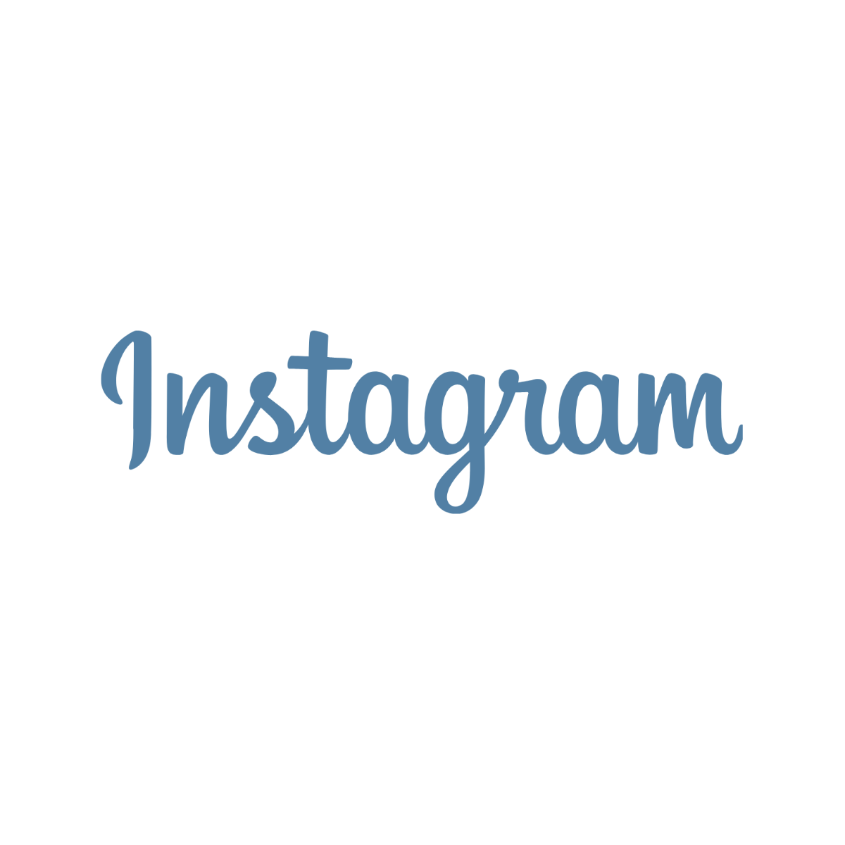 Instagram Font Clipart Template