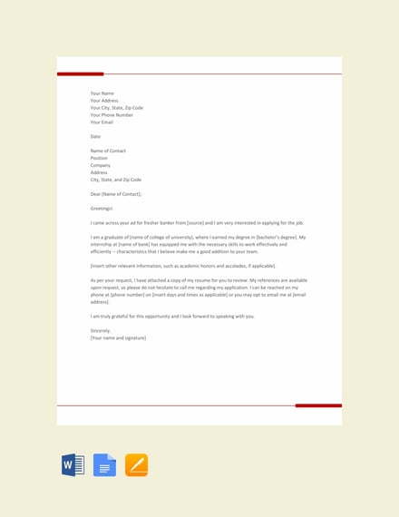 Cover Letter Template Banking Resume Format Cover Letter Template My Xxx Hot Girl 7662