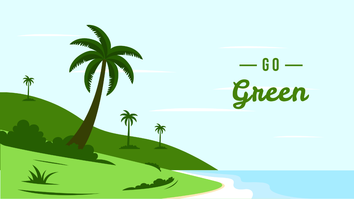 Green Beach Wallpaper