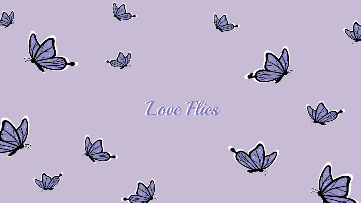 Free Cute Butterfly Wallpaper Template