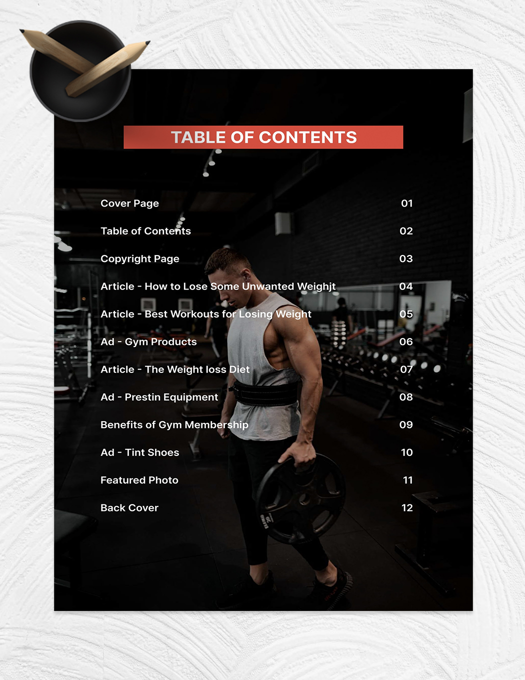 Free Fitness eBook Template to Edit Online