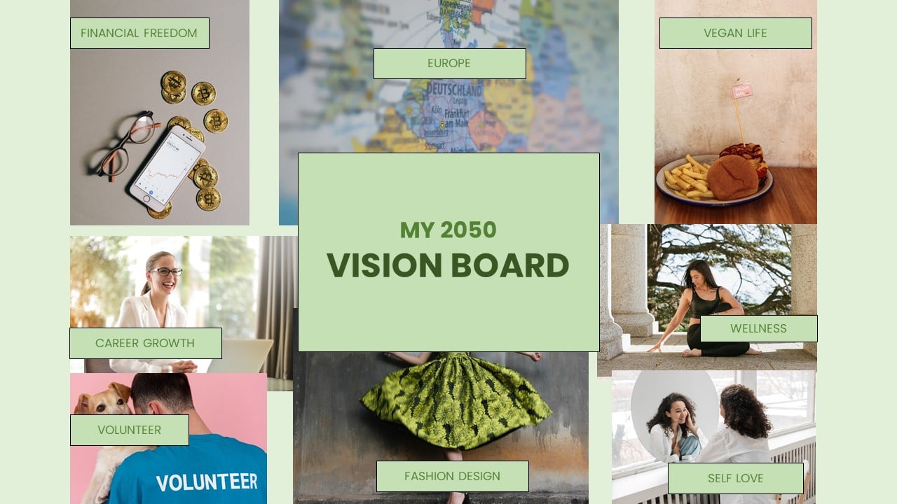 Personal Vision Board In Google Slides Word PowerPoint Publisher 