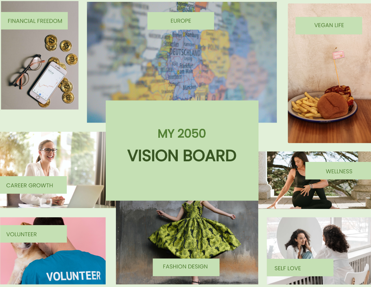 Personal Vision Board Template
