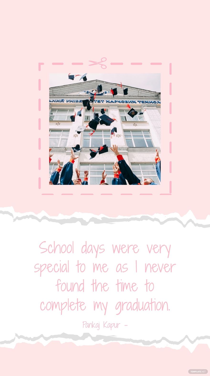 Pankaj Kapur - School days were very special to me as I never found the time to complete my graduation.
