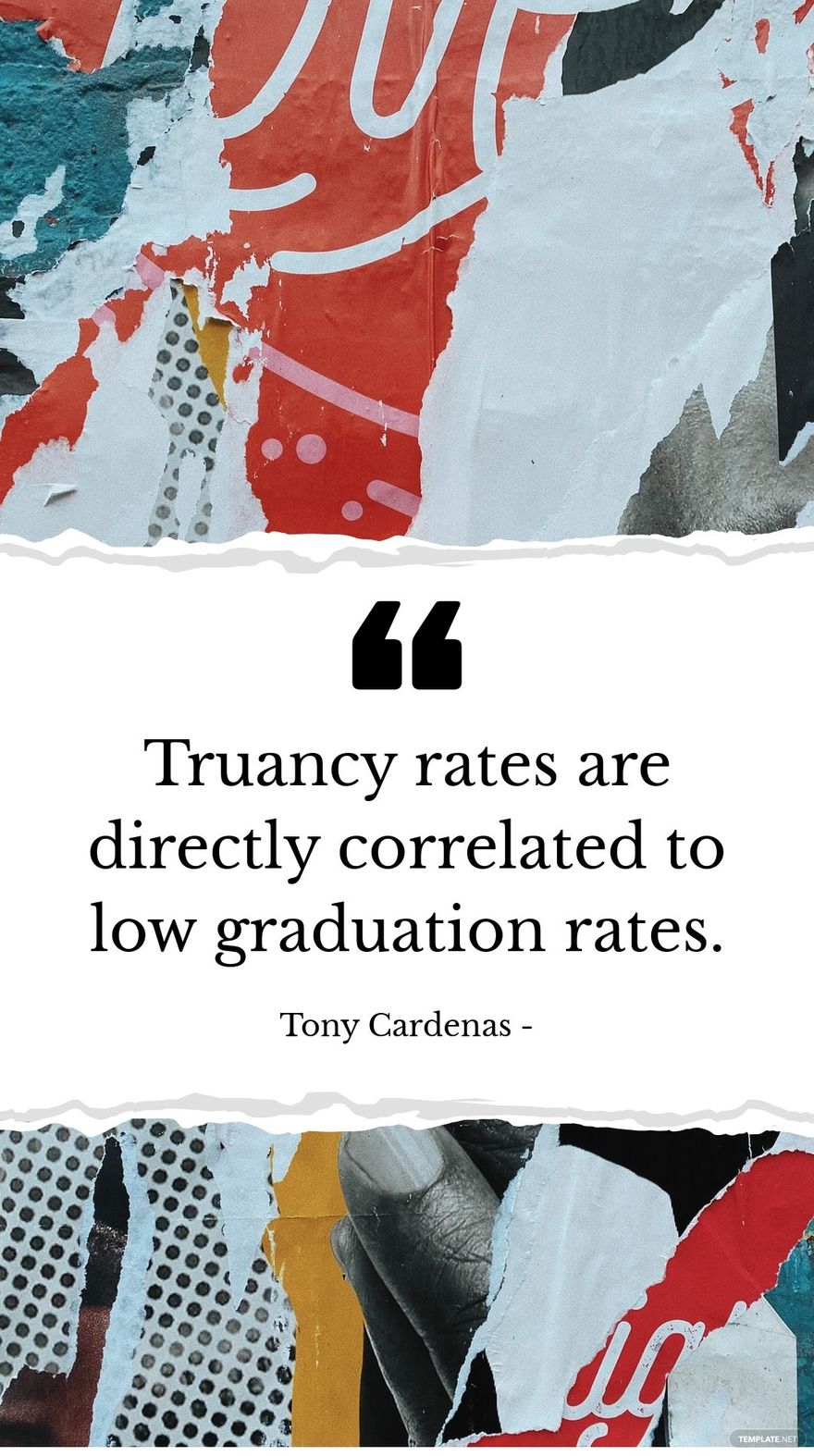 Free Tony Cardenas - Truancy rates are directly correlated to low graduation rates.