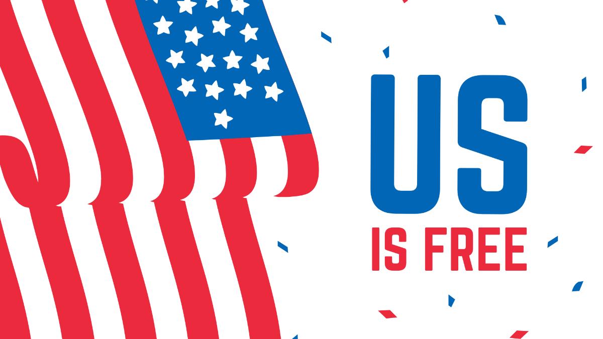 Free U.S Independence Day Wallpaper Template